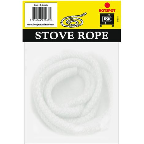 Corde de poêle 6 mm 25 m, Claire, 6mm x 25m Roll (1/2)