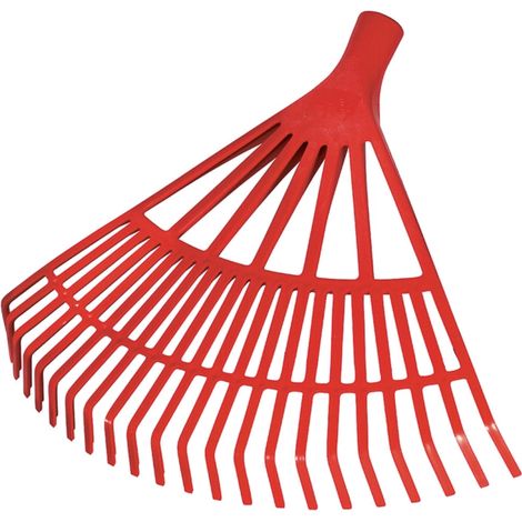Rastrello per foglie in plastica