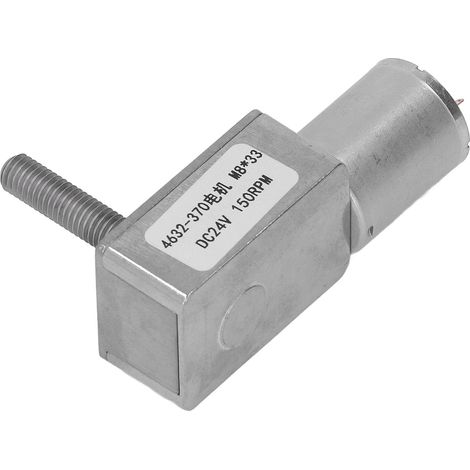 Turbo-Schneckengetriebemotor mit hohem Drehmoment, Mikrogetriebe, DC 24 V, M8x33 mm, Elektrowerkzeuge, 150 U/min (1/5)