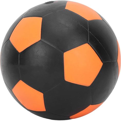 Ballon de Football Vibrant à LED, économe en énergie, pour Jeu Intérieur et Extérieur, Football Gonflable en Caoutchouc pour Les âges, Orange (1/5)