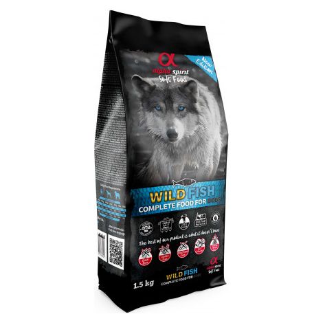 Alpha Spirit SemihМјmedo pesce selvaggio per cani - 1,5 kg