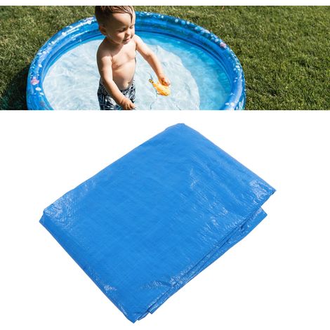 Aufblasbare Poolabdeckung, tellerförmige Poolbodenabdeckung, wasserdichte Plane, staubdicht, mit Kordelzug, 2,8 m. (1/5)