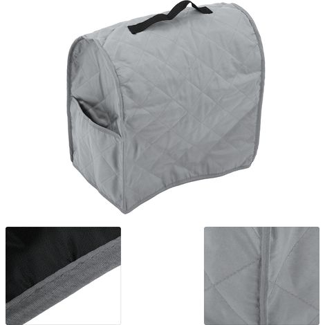 Housse de protection anti-poussière pour batteur de cuisine, grise (1/5)