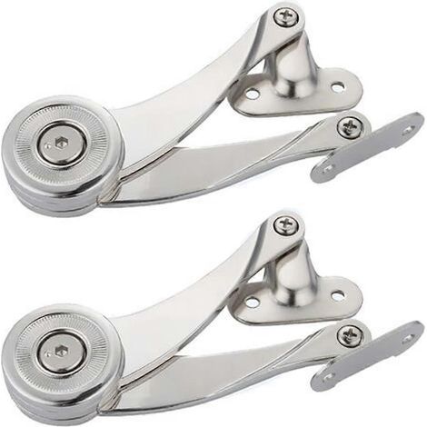 Support de levage pour meubles, charnière polie réglable pour portes et placards de cuisine, mécanisme de fermeture en douceur, construction en alliage de zinc (1/5)