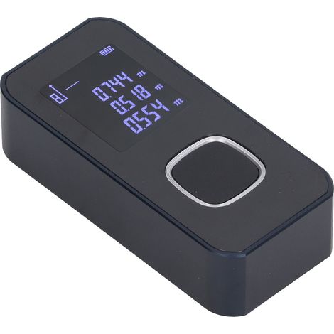 Hochpräziser, tragbarer Laser-Entfernungsmesser aus Aluminiumlegierung, kompakter digitaler Distanzmesser mit LCD-Bildschirm, professionelles Messwerkzeug (1/5)