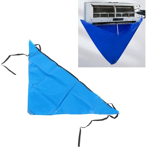 Housse de Nettoyage de Climatisation Housses LEX PROTHICKEN Double Étanche avec Drainage et Cordes Fixation Polyester PVC 120cmx64cm 5 Pièces (1/5)