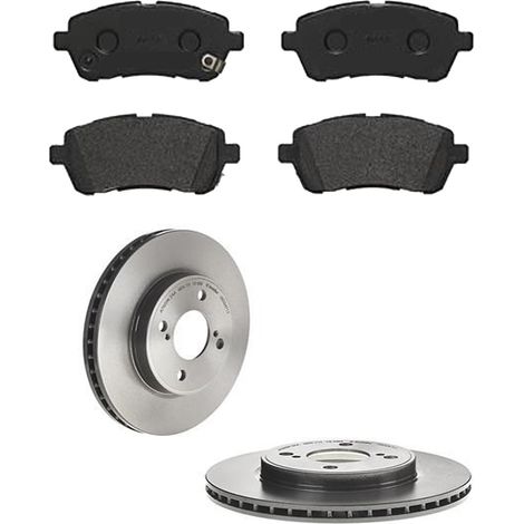 KIT FRENI ANTERIORI compatibile con SUZUKI SWIFT V (AZ) - DISCHI + PASTIGLIE OEM: P 16 013 / 18572 /SOSTITUZIONE DIRETTA/BASSA POLVERE/SILENZIOSO (1/5)