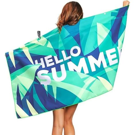 Serviette de Plage - Microfibre - 150x75cm - Anti-Sable - Séchage Rapide - Légère (1/4)