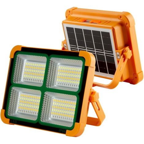 Jandei - Foco LED solar portátil 5 modos de Luz 200W con Imán Recargable Usb solar (1/5)