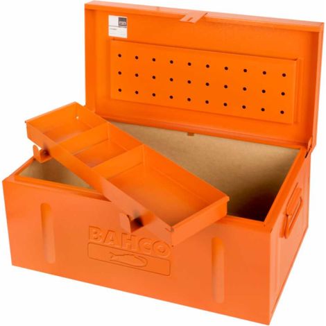Werkzeugkasten Bahco metal mason box abschließbar herausnehmbar (1/3)