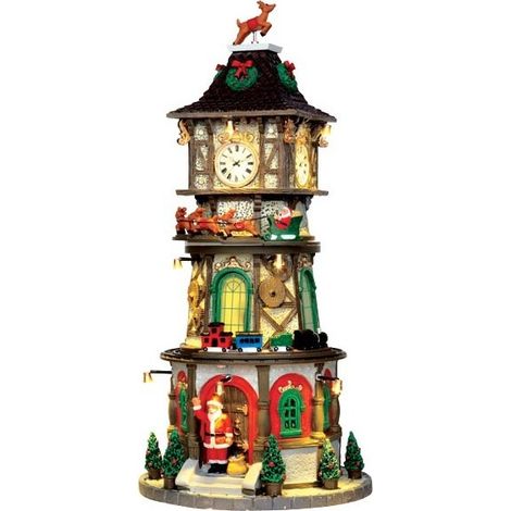 Christmas Clock Tower con Alimentatore 4.5V Cod. 45735 (1/4)