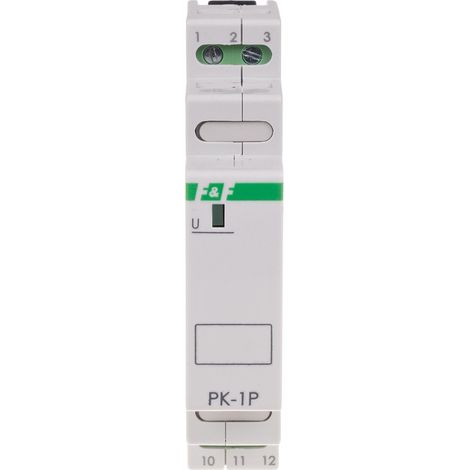 Relé electromagnético PK-1P 24V AC/DC, contacto: 1P I=16A, 1 módulo (1/5)