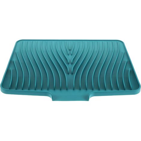 de cuisine en silicone vert avec motif d écoulement d eau et
