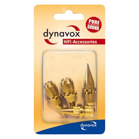 DynaVox Sub-Watt-Absorber (4-er Pack) Messing (1/2)
