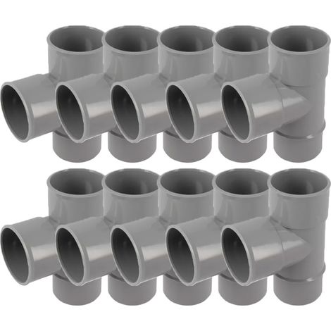 10 culottes pvc évacuation Ø50 Mâle Femelle 87°30 - Nicoll (1/2)