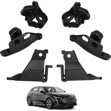 Kit Réparation Connectique Faisceau Phare Pour 308 MK1 CC SW 408 OEM 6212E3 6212E4 Pattes Fixation Supports Clips Optique Phare Avant Gauche Droit 6 Pcs (1/5)
