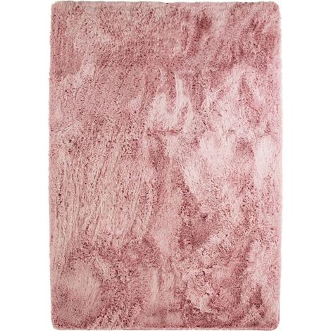 Tapis de yoga lavable extra doux rose 160x230 – Base fine et souple – Entretien facile avec chiffon humide – Thedecofactory (1/6)