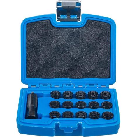 Kit de Réparation Filet de Bougie M14 x 1,25 mm - 16 pcs - Réparation Précise et Durable, Acier - D-Work