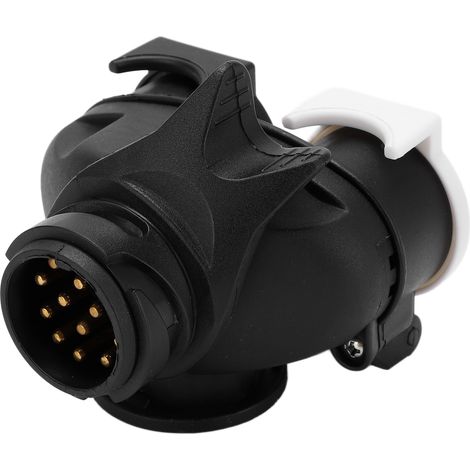 13-poliger auf 7-poliger Adapter, wasserdichter N/S-Stecker für europäische 12-V-Anhänger (1/5)