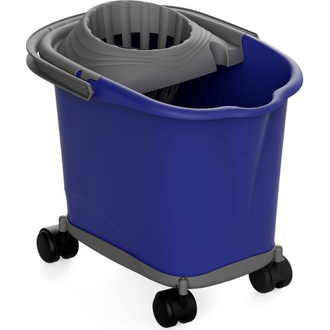 CUBO ESCURRIDOR RUEDAS 16L AZUL