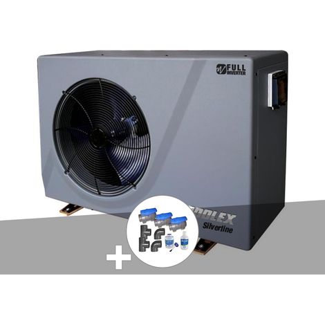 Pompe à chaleur 20,10 kW Silverline Full Inverter Wifi 200T Poolex + Kit by-pass Ø 50 mm