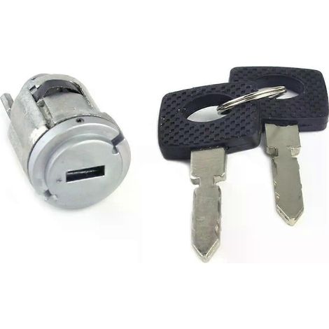 Cylindre de contacteur d'allumage (avec clé) compatible avec W124, C124, W201, 190E, 260E et E320 : 1264600604, 1264600304 (1/5)