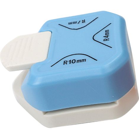 Arrondisseur d'angles 3 en 1 pour papier R4 R7 R10, poignée à levier, outil en métal et plastique avec perforatrice