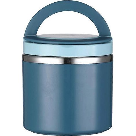 1000 ml Edelstahl-Isolierflasche mit Griff, ideal für Suppen. (1/5)