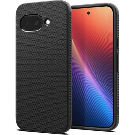 Custodia Spigen Liquid Air per Google Pixel 9A, nera.