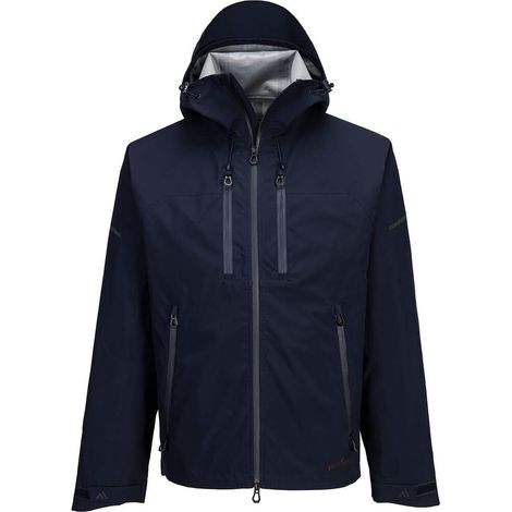 Giacca impermeabile Ev4 Shell - Taglia XXL - Blu navy - Portwest