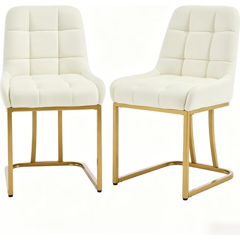 Chaises pour chambre à coucher et coiffeuse, chaises de cuisine, chaises rembourrées, chaises de salon, chaises de bureau, chaises de salle d’attente (seulement 2 chaises) (1/5)