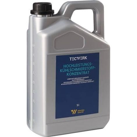 TECWERK Hochleistungskühlschmierstoff wassermischbar 5l Kanister TECWERK (1/2)