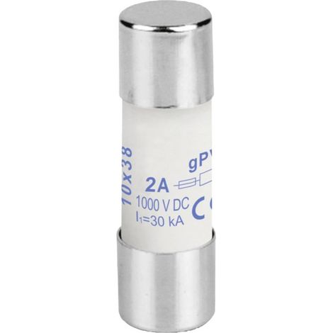 Weidmüller 2783170000 FUSE 10X38 2A 1000 VDC GPV Micro-fusible (Ø x L) 10.3 mm x 38 mm 2 A 1000 V/DC Contenu 10 pc(s) (1/2)
