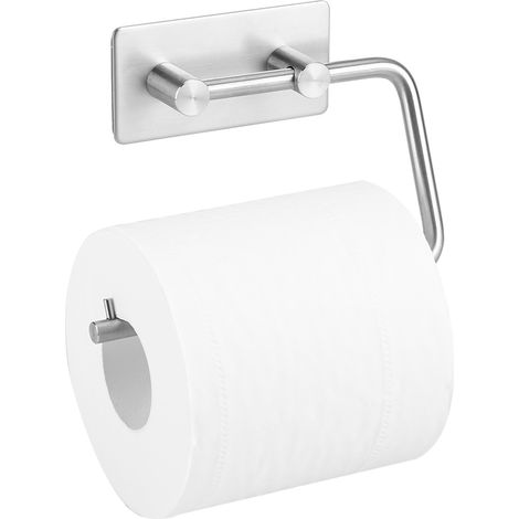 Porte-papier toilette et porte-serviettes mural en acier inoxydable pour salles de bains et toilettes. (1/5)