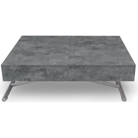 Table basse relevable Sundance Effet Béton (1/3)