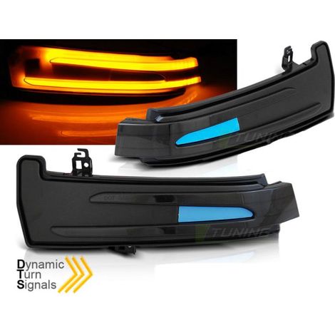 Paire repetiteurs retroviseurs Mercedes Classe E C207 2009 a 2016 Fume Led-34396156 (1/3)