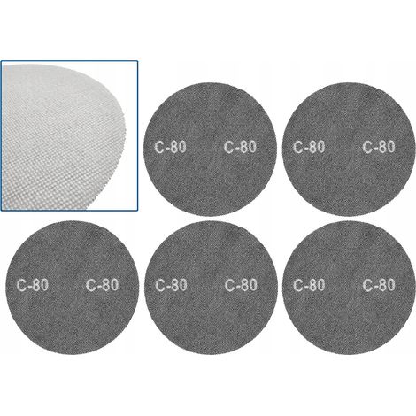 Malla abrasiva de velcro de 225 mm P80 (5/250) (1/3)