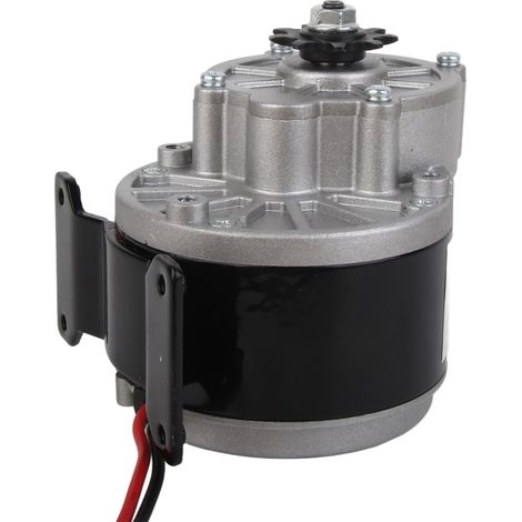 Moteur électrique à engrenages 24 volts 350 watts avec pignon à 13 dents pour vélos et scooters électriques (1/5)