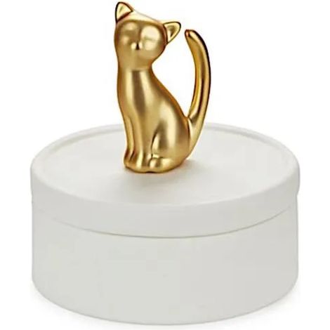Boîte à bijoux balvi kitten design élégant intérieur spacieux