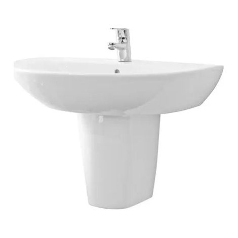 Roca - Semicolonna per lavabo in ceramica Bianco - Serie: Tipo (Senza Lavabo) (1/2)