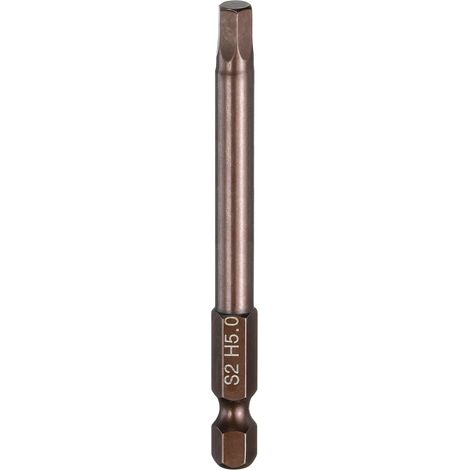 Foret À Tête Hexagonale Plate H5.0 (5mm) Acier S2 Ton Cuivré (1/5)