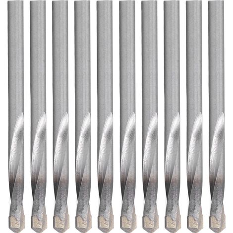Lot de 10 forets hélicoïdaux en carbure cémenté pour acier au tungstène pour acier inoxydable de 5,5 mm de diamètre (1/5)