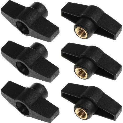 APEX 6 Pièces Ecrou Droit M6 à Noyau de Laiton, DiamèTre ExtéRieur 36mm, Bouton de Serrage à Filetage Moleté pour Machines Et éQuipements, Meubles, Machines-Outils, Appareils De Fitne (1/5)