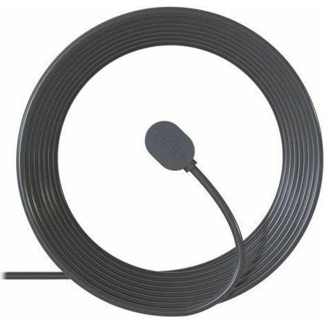 Caricabatterie Magnetico, 7,6 m, Resistente alle Intemperie, Nero, Compatibile Con Arlo 3, 4 (+XL), Pro 5, Ultra 2 (+XL), Floodlight, Go 2 - Accessorio Certificato, VMA5600C (1/5)