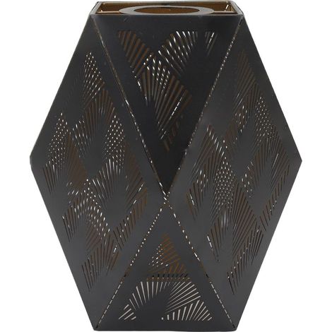 Abat-jour en métal ombre E27 E26, abat-jour en fer ajouré pour chambre à coucher, salon, bureau. (1/5)