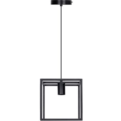 Lampadario da soffitto Open Cube Nero 1 x E27 Aigostar (1/6)