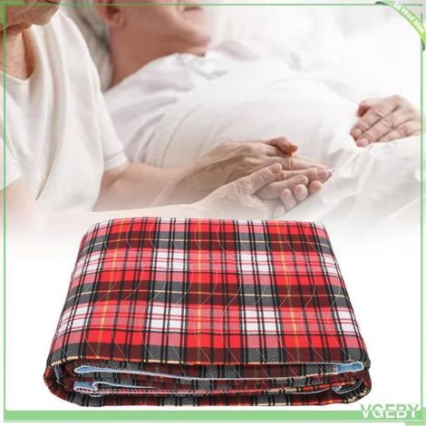 Fafeicy Couvre-lit ultra absorbant Alèse de lit pour incontinence, ultra absorbante, imperméable, manutention elingue (1/5)
