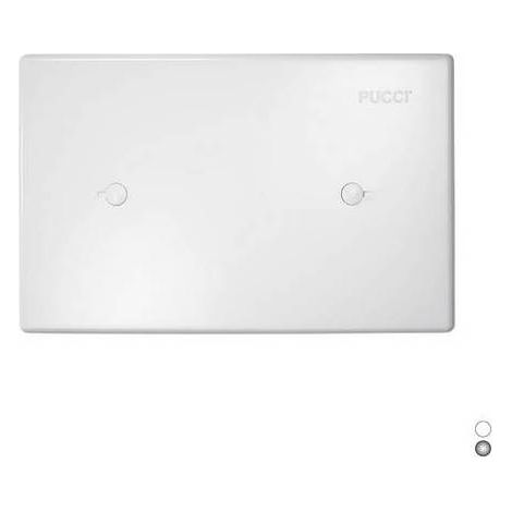 PLAQUE DE RECOUVREMENT POUR BOÎTIER ENCASTRABLE PUCCI PNEU MOD.2011 Dimensions : Blanc