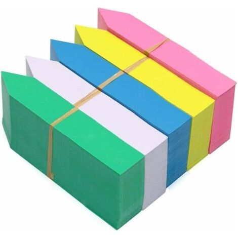 500 Pcs Étiquettes de Graine de Fleur de Plante en Plastique Imperméable Réutilisable en Plastique Marquent des Étiquettes de Jardin Outils de Décoration, Colorées (1/5)