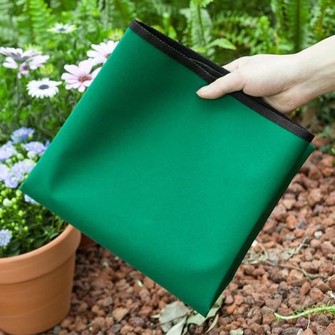 75 x 75 cm - Tapis de jardin imperméable - Tapis de jardin portable pour le jardin - Pliable - Pour plantes succulentes (vert) (1/2)